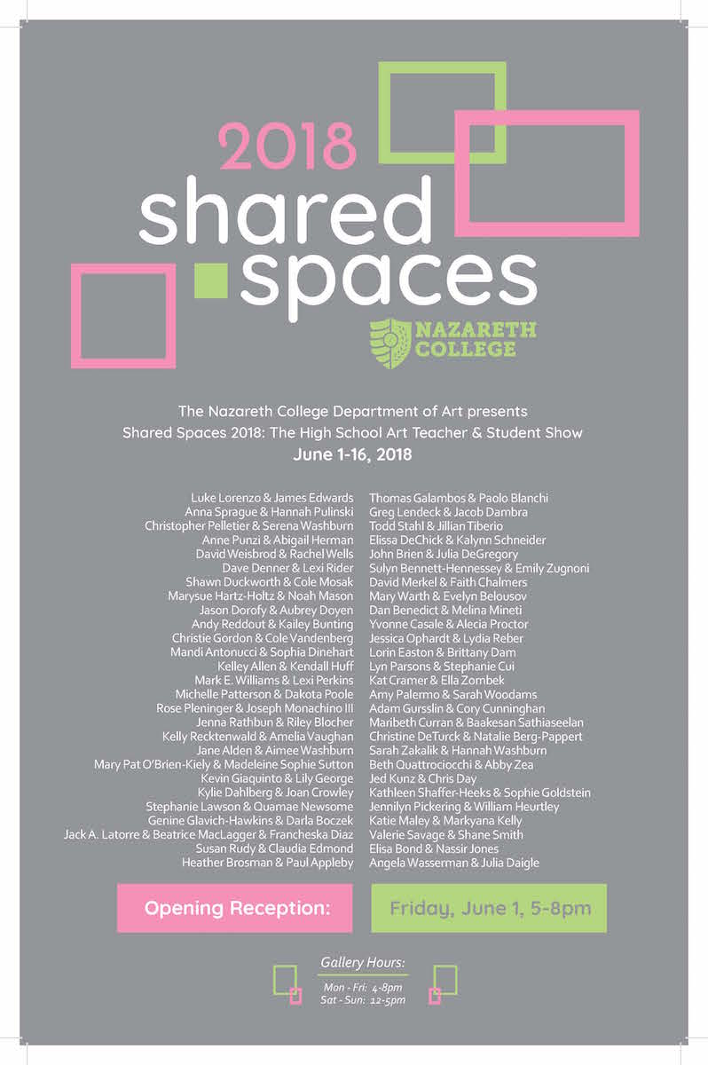 Shared Spaces 2018 Poster Shared Spaces 2018 Poster
