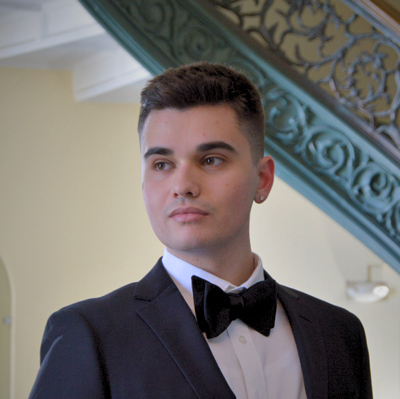  Jonathon Sengupta, music performance degree alum, music performance major at Nazareth University