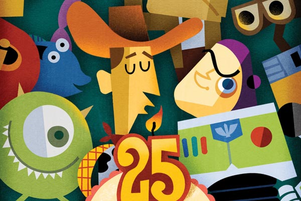 Pixar's 25th by David Cowles