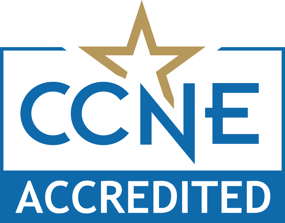CCNE accredited nursing logo