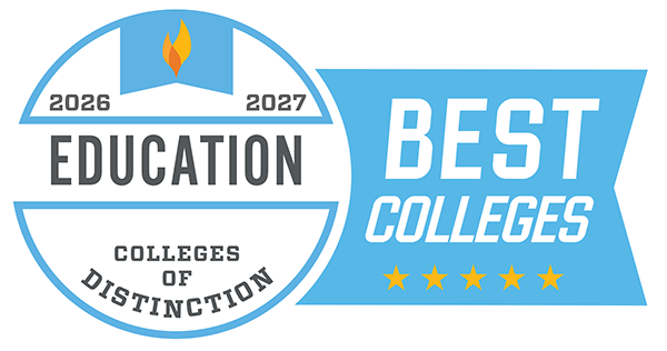 College of Distinction: Education badge