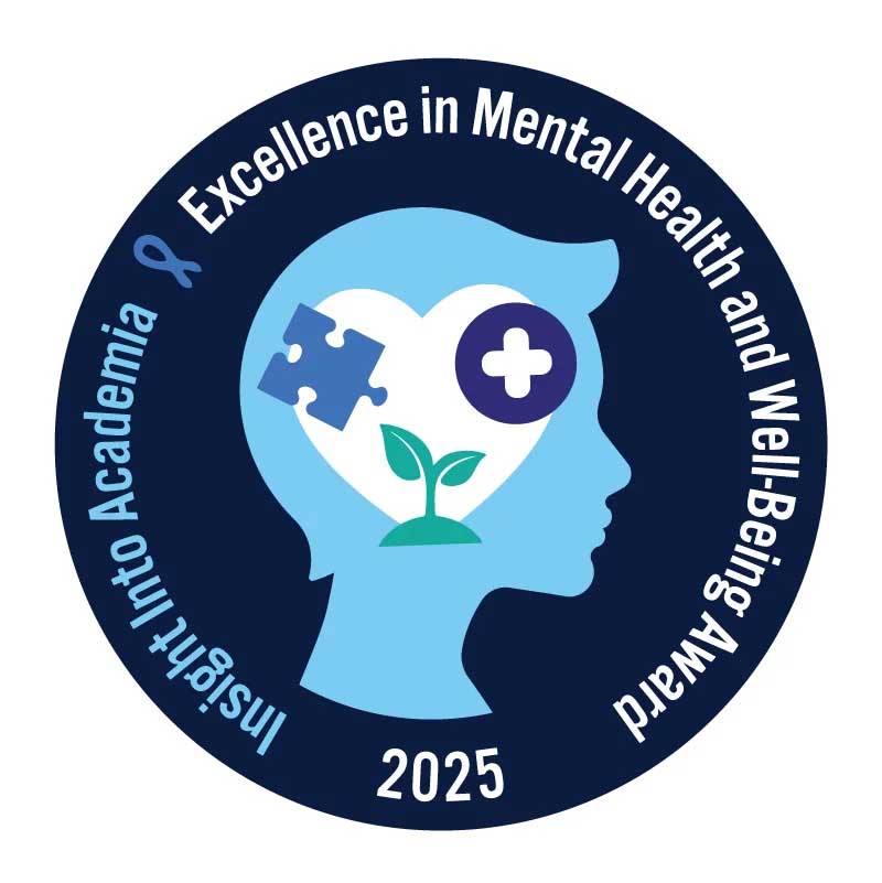 Excellence in Mental Health and Well Being Award badge