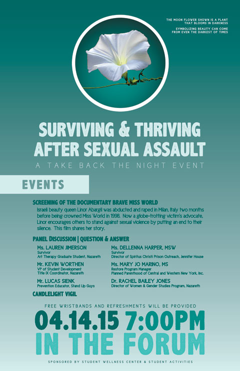 Surviving & Thriving After Sexual Assault: A Take Back The Night Event