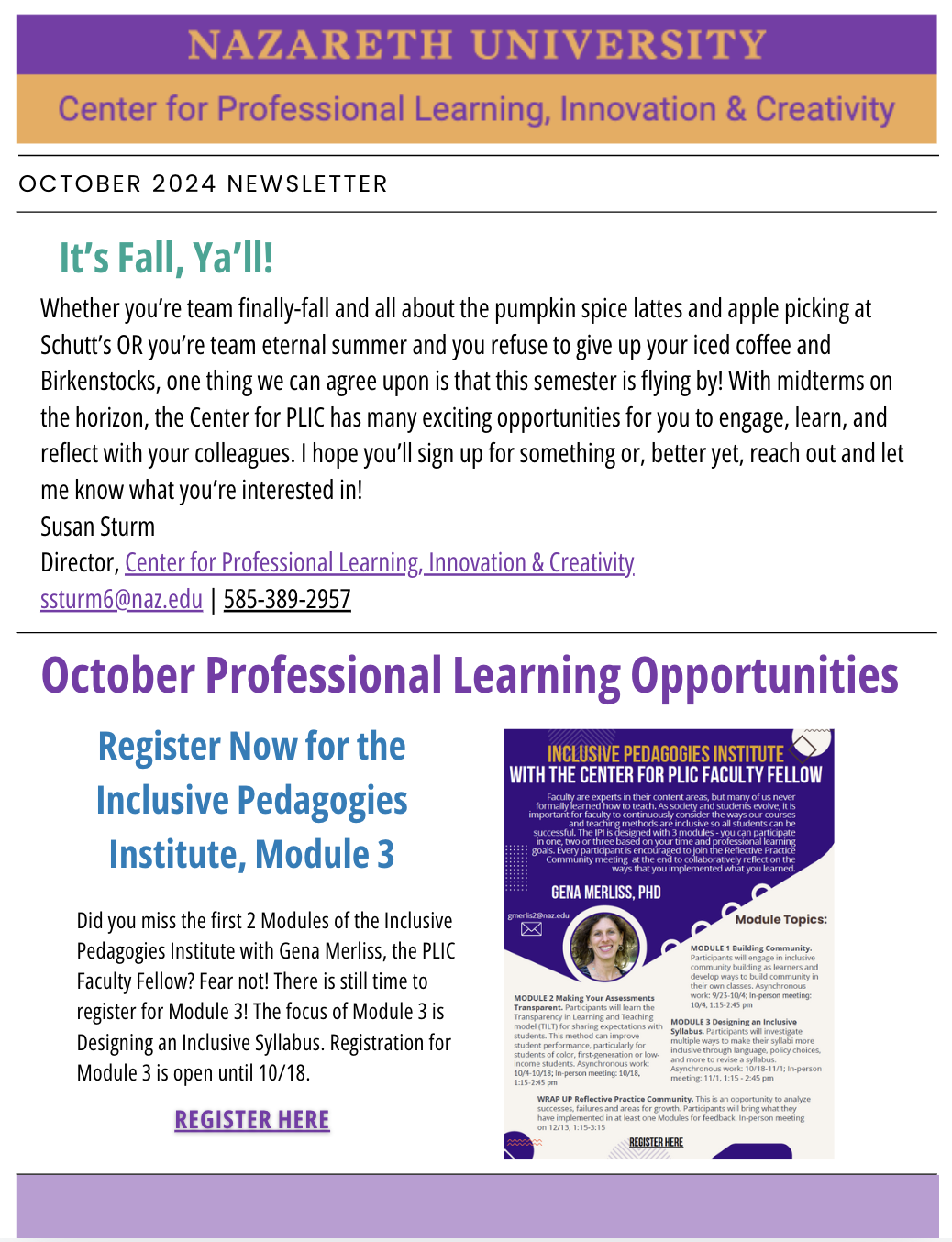 Oct PLIC Newsletter cover