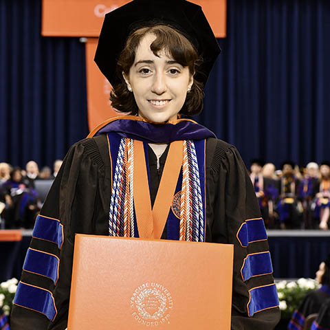 Olivia Fontana at Syracuse Law School graduation