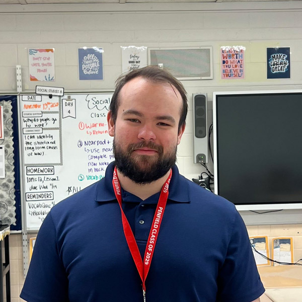 James Gardner, alum of secondary education degree program, teacher certification in Rochester NY