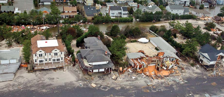 Hurricane Sandy damage