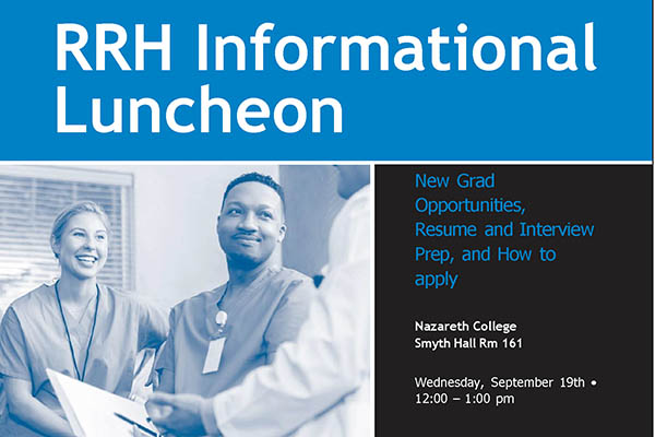  Rochester Regional Lunch for Nursing Majors (Dec 2018 grads)
