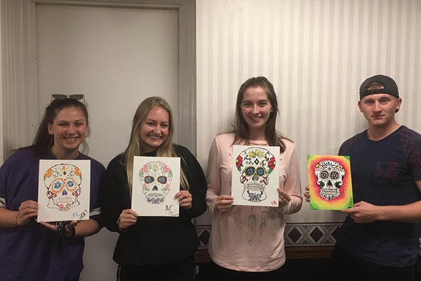  Painting with a Twist: Breast Cancer Awareness and Halloween Themed