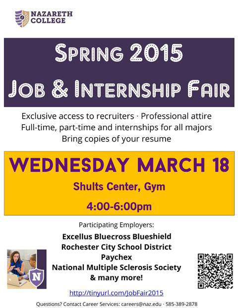Spring 2015 Job & Internship Fair