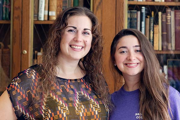 Researchers Rebecca Rouland & SPARK-funded student Izabella "Izzy" Kimber