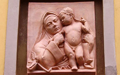 Modonna and Child Sculpture by Pascuzzi