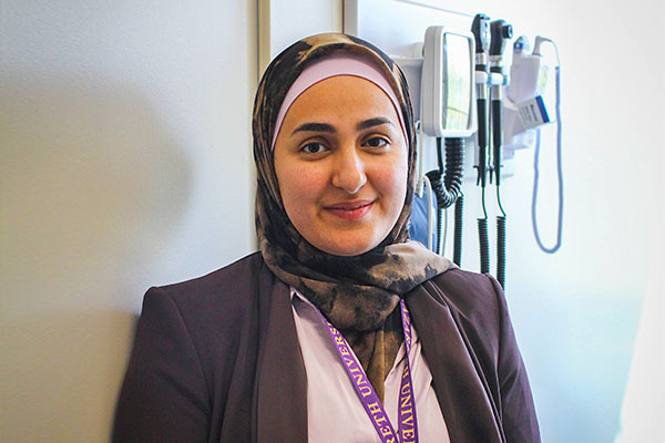 physician assistant student Fatimah Al Khafaji