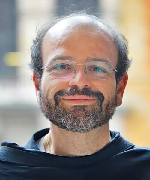 Father Paolo Benanti, wearing a black clerical or monastic habit.