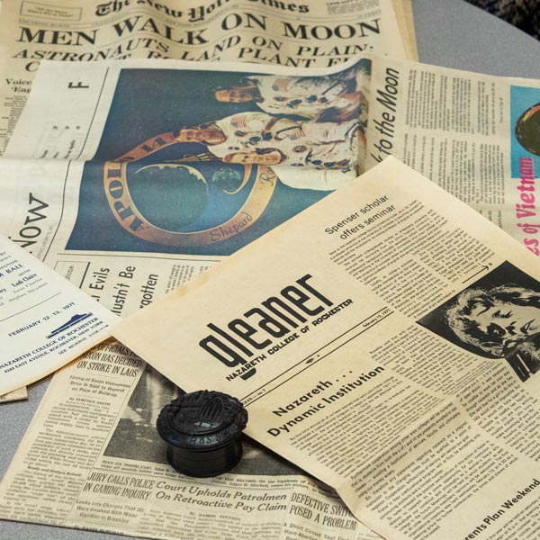 old newspapers found in the time capsule