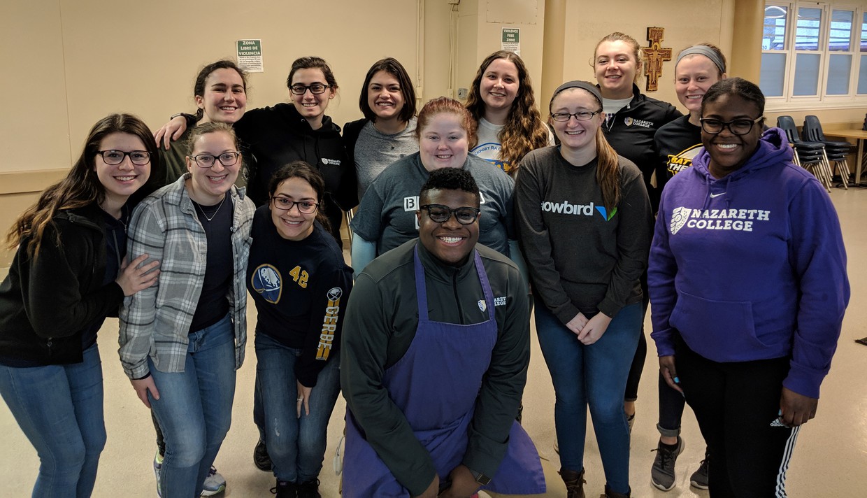 Students who participated in the St. Francis Inn Solidarity and Social Justice Retreat  