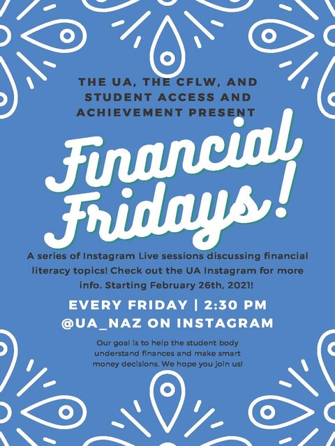 Financial Fridays Poster