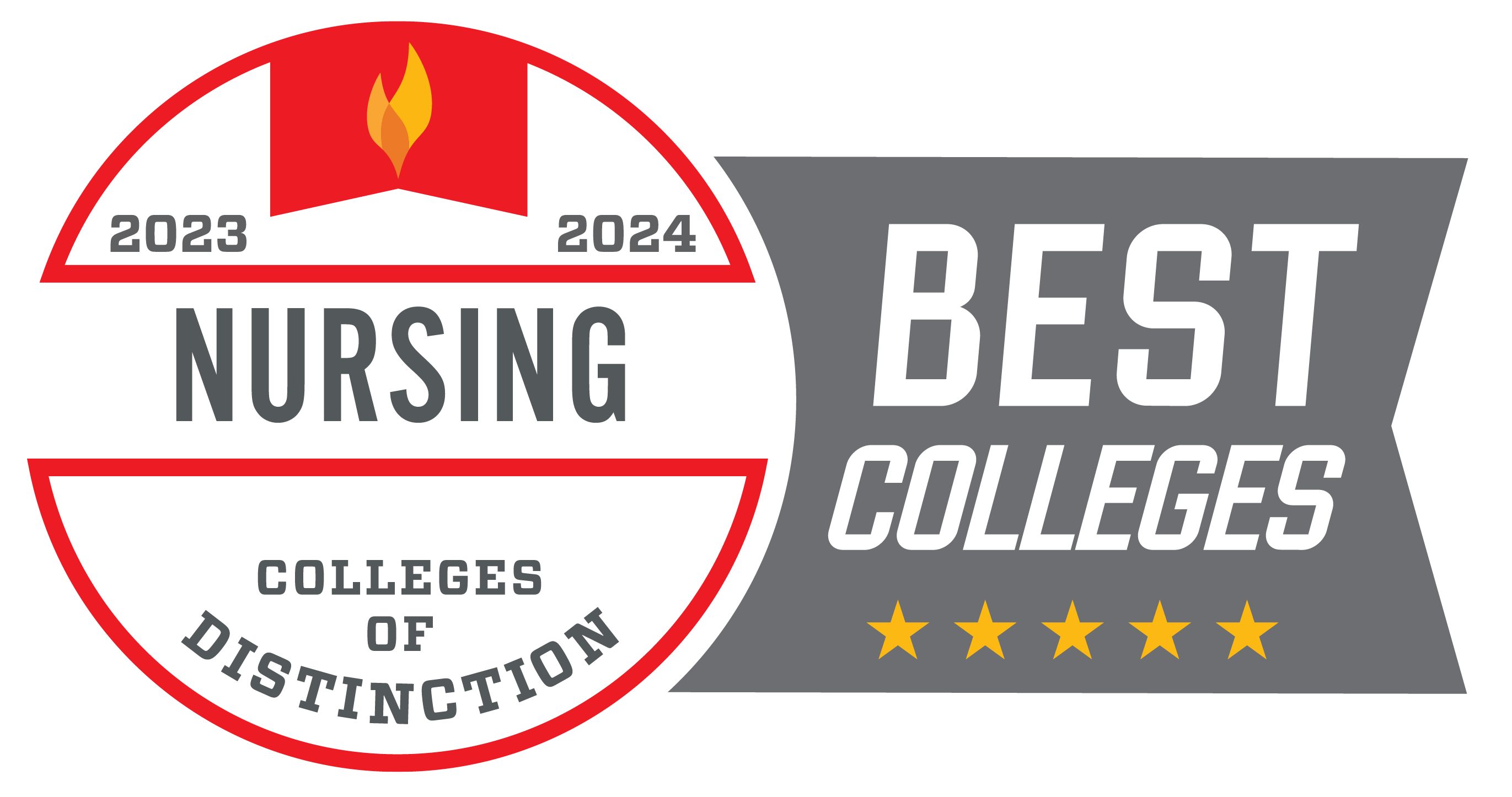 College of Distinction: 2022-2023 Nursing badge