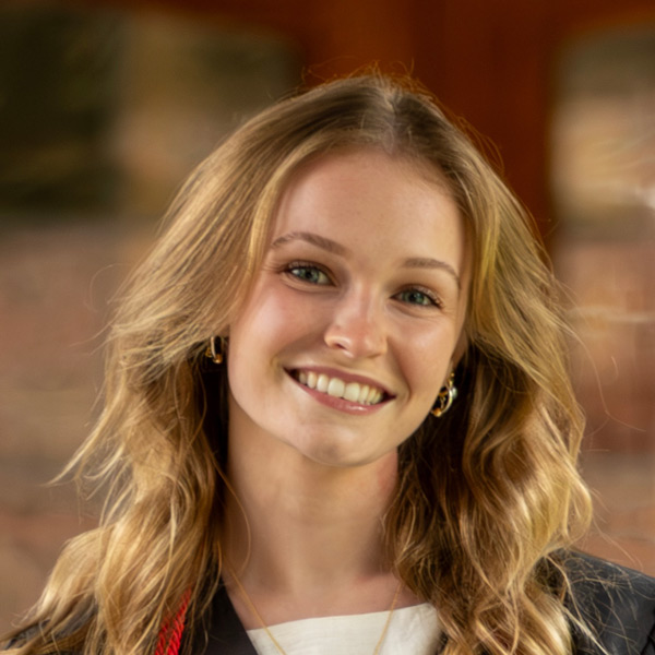 Elena Ruzekowicz graduates as a religious studies major, Nazareth University, Rochester NY