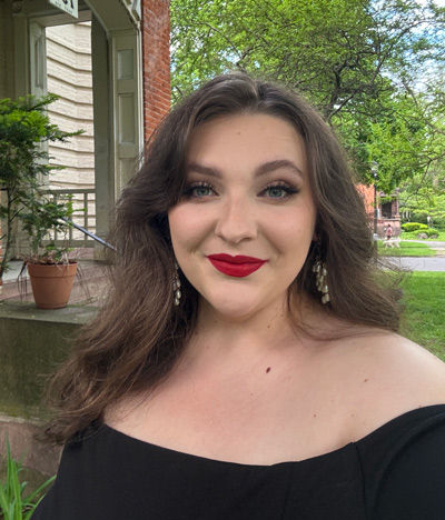 Amelia Johnson, communication degree program, media studies major at Nazareth University, Rochester 