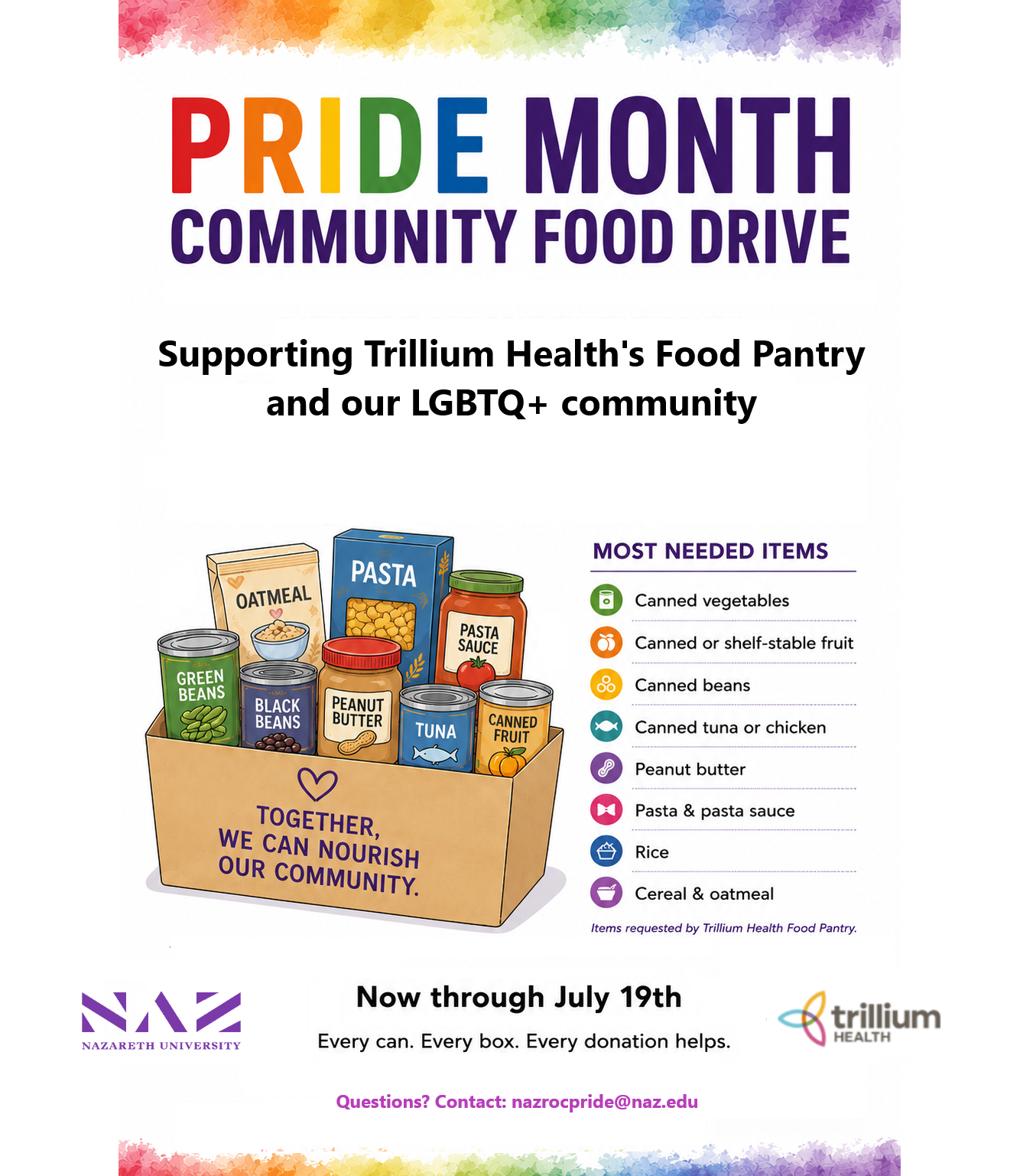 trillium food drive