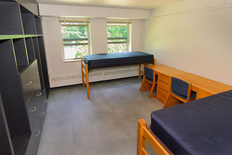 residence hall room in Kearney Hall