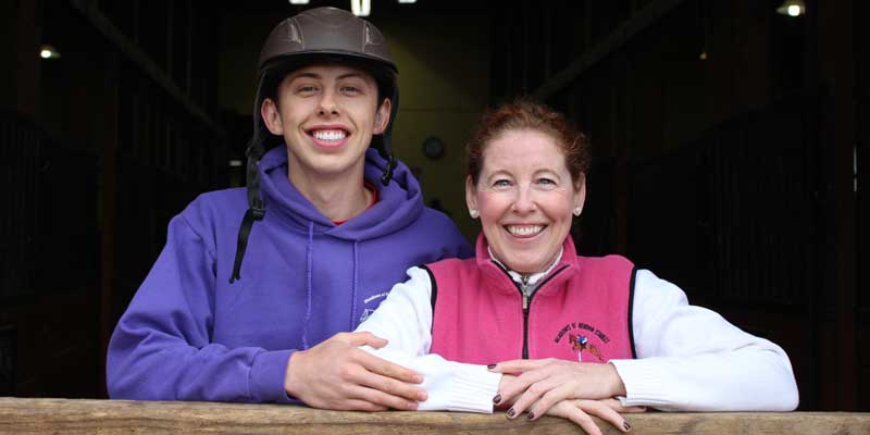 Harrison Kane with mom