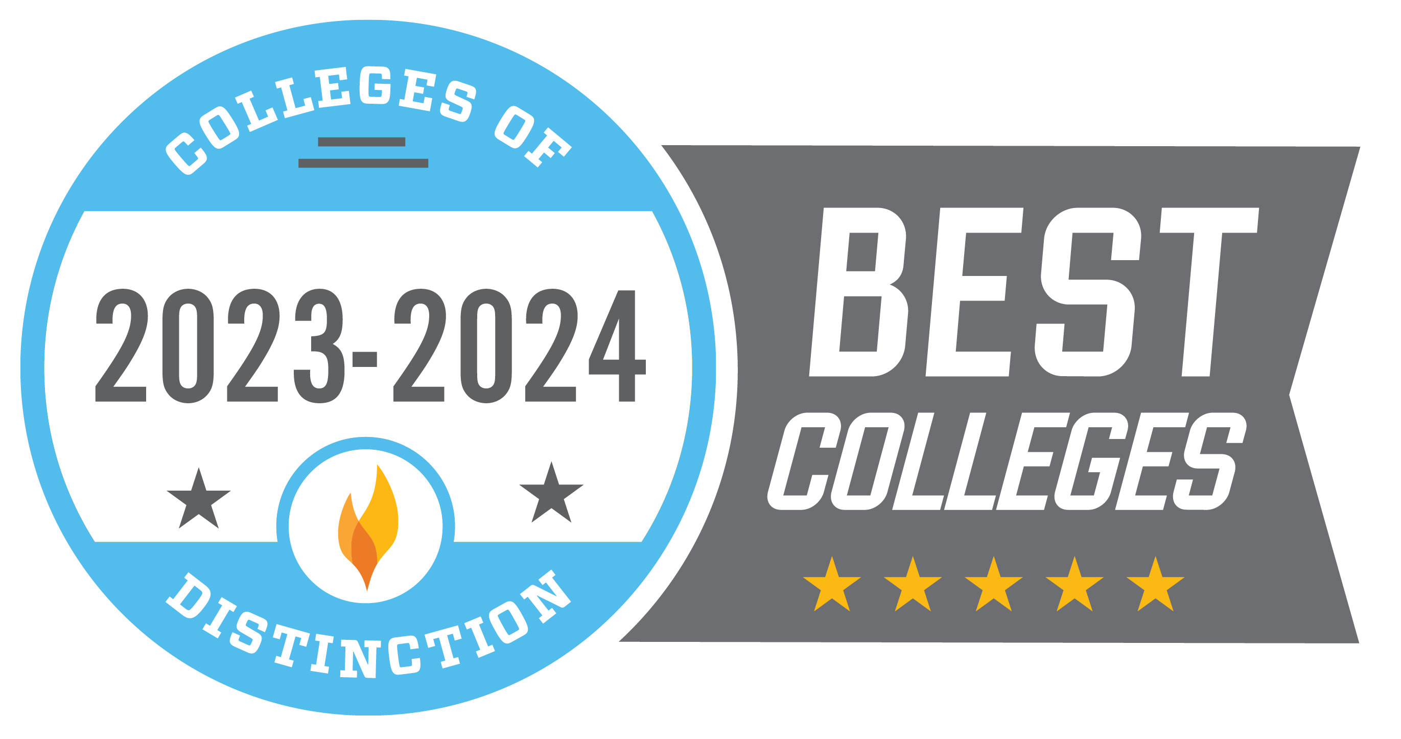 Colleges of Distinction 2022-2023 badge