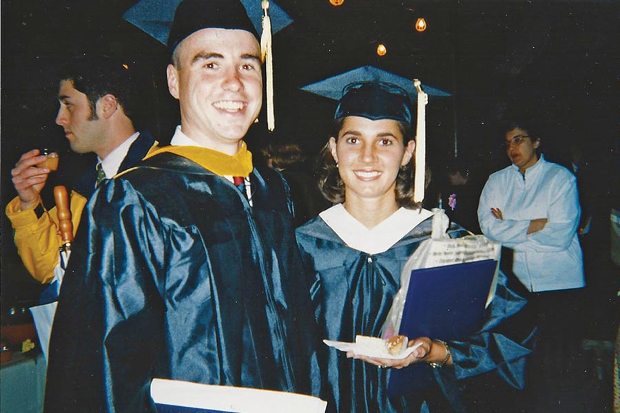 Katie Mahoney-Krenzer at her commencement in 1998