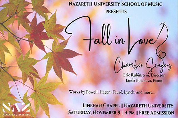 Fall in Love Chamber Singers Saturday, November 9