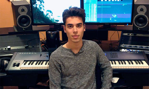 Aaron Siebert-Castiñeira, music composition major, B.M. degree program at Nazareth College