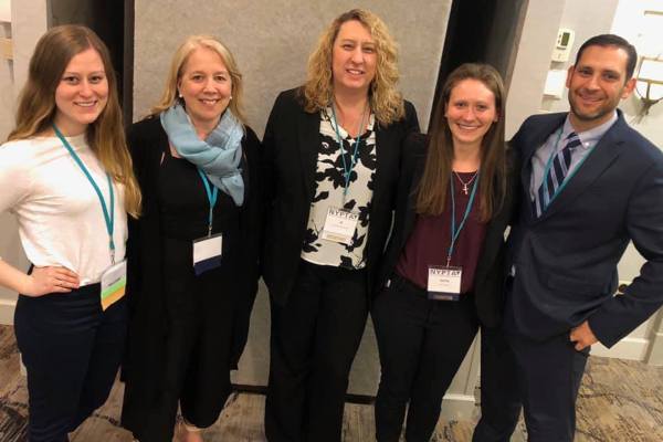 Jenna Zajac at the Delegate Assembly in Albany 2019