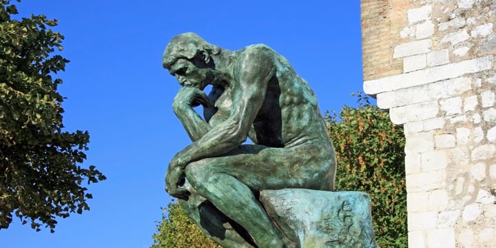 The Thinker statue