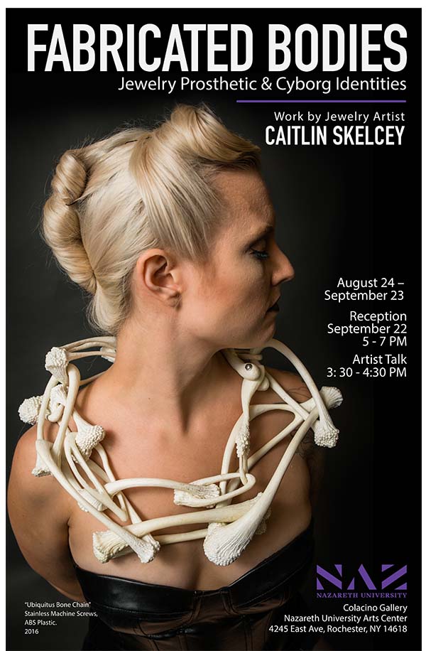Fabricated Bodies Jewelry Prosthetic & Cyborg Identities - Works by Jewelry Artist Caitlin Skelcey