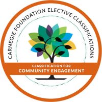 Carnegie Foundation badge recognizing Nazareth for community engagement